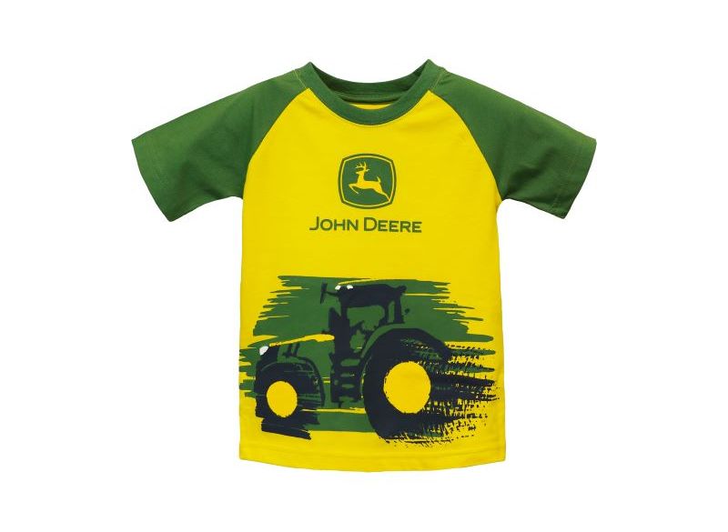 John Deere Tractors Casquette à dos en filet avec logo noir et vert pour  tout-petit garçon 